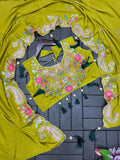 New Designer Trending Party Wear Shrug With Sarara
