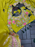 New Designer Trending Party Wear Shrug With Sarara