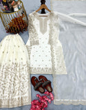 New Designer Party Wear Look Pure GMY SILK Top Plazzo & Dupatta Set