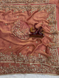 Latest Designer Heavy Sequins Work in Frendy Chiffon Saree