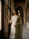 Latest Designer Pure Fendy Silk With Heavy Embroidery Sequence Work Top-Bottom And Dupatta Set