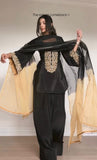 New Designer Party Wear Look top with farshi plazzo