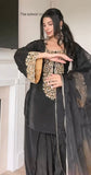 New Designer Party Wear Look top with farshi plazzo