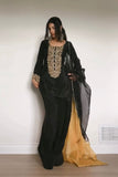 New Designer Party Wear Look top with farshi plazzo
