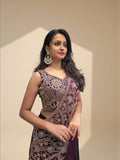 NEW SUPERHIT TRENDING LEHENGA SAREE WITH FULLY EMBROIDERED STYLIST BLOUSE ON RANGOLI SILK FABRIC