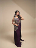NEW SUPERHIT TRENDING LEHENGA SAREE WITH FULLY EMBROIDERED STYLIST BLOUSE ON RANGOLI SILK FABRIC