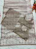 Premium Butterfly Net Saree With Beautiful Sequins Work