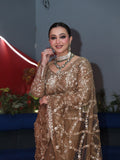 Soft net with Beautiful sequins and Zari Embroidery Work Saree