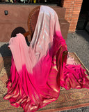 Designer Heavy Faux Georgette Saree Embroidery Embroidery Work