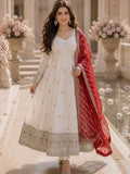 New Designer Party Wear Look Fancy Anarkali Gown Dupatta & Bottom Set