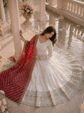 New Designer Party Wear Look Fancy Anarkali Gown Dupatta & Bottom Set