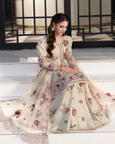Heavy Natural Crep Silk and Multi Cotton Dagha With 5mm Embroidery Work Salwar Kameez