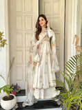 EXCLUSIVE AND DESIGNER SEQUENCE EMBROIDERED 3 PIECE GOWN PAIR