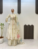 EXCLUSIVE AND DESIGNER SEQUENCE EMBROIDERED 3 PIECE GOWN PAIR