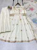 EXCLUSIVE AND DESIGNER SEQUENCE EMBROIDERED 3 PIECE GOWN PAIR