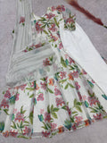 DESIGNER HEAVY FAUX GEOORGETTE DIGITAL PRINT GOWN-BOTTOM AND DUPATTA SET