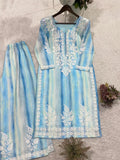DESIGNER PAIR WITH EMBROIDERED WORK & RAYON FABRIC