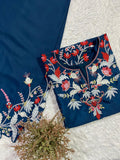 NEW DESIGNER CO -ORD SET WITH EMBROIDERED AND CUT WORK