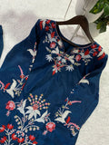NEW DESIGNER CO -ORD SET WITH EMBROIDERED AND CUT WORK