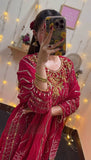 New Designer Party Wear Look Heavy Faux Georgette Top Bottom & Dupatta Set