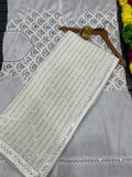 New Launching Bollywood Saree With Embroidery And Sequins work