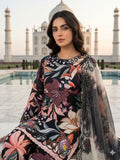 BEAUTIFUL PRINTED MUSLIN SILK COLOUR FULL WITH EMBROIDERED CUTWORKED TOP, PANT WITH DUPATTA