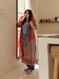 LATEST DESIGNER PRINTED PLAZZO SUIT WITH DUPATTA