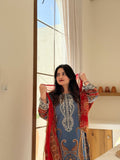 LATEST DESIGNER PRINTED PLAZZO SUIT WITH DUPATTA