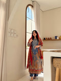 LATEST DESIGNER PRINTED PLAZZO SUIT WITH DUPATTA