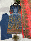 LATEST DESIGNER PRINTED PLAZZO SUIT WITH DUPATTA