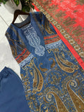 LATEST DESIGNER PRINTED PLAZZO SUIT WITH DUPATTA