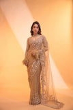Bollywood BlockBuster Butterfly Net Saree With Embroidery And Thread Work