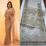 Bollywood BlockBuster Butterfly Net Saree With Embroidery And Thread Work