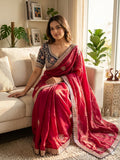 New Launching Designer Soft Fandy Satin Silk Saree