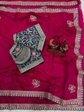 New Launching Designer Soft Fandy Satin Silk Saree