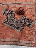 New Launching Designer Soft Fandy Satin Silk Saree