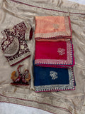 New Launching Designer Soft Fandy Satin Silk Saree