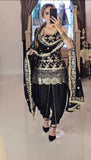 New Launching Designer Party Wear Look Top ,Dhoti Salwar and Dupatta