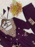 FOX GEORGETTE WITH SEQUENCE EMBROIDERY WORK SALWAR KAMEEZ
