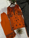 Latest Designer Rayon Salwar Kameez With Embrodery Work