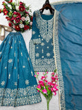 New Design Trending Nc Gmy Silk Top & Sarara & Dupatta Set