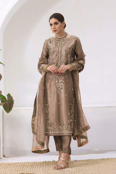 New Designer Jimmy Choo Silk Top-Pent And Dupatta Set Fully Stitched Ready To Wear