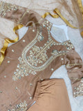 New Designer Jimmy Choo Silk Top-Pent And Dupatta Set Fully Stitched Ready To Wear