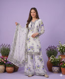 NEW LAUNCHING 3 PIECES KURTI, PLAZZO & DUPATTA WITH EMBROIDERY AND FANCY LACE WORK