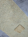 Designer Georgette Saree  With Beautiful Heavy Lucknowi Thread Work