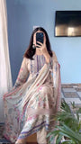 LATEST PURE CHINON SILK DIGITAL PRINTED KRUTI - PENT WITH DUPATTA