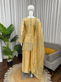 New Designer Jimmy Choo Palzoo Set Intricate Thread with Sequnce work