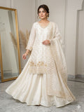 LATEST DESIGNER PLAZZO SUIT WITH SEQUENCE EMBROIDERY & CUT WORK