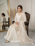 LATEST DESIGNER PLAZZO SUIT WITH SEQUENCE EMBROIDERY & CUT WORK