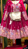 Faux Georgette with Intricate Thread & Sequence Embroidery Lehenga Choli